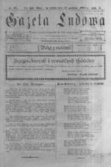 Gazeta Ludowa: pismo polsko-ewangelickie dla ludu mazurskiego. 1900.12.22 R.5 nr98