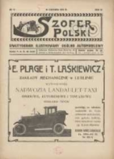 Szofer Polski: dwutygodnik ilustrowany og&oacute;lno automobilowy 1927.06.15 R.3 Nr12