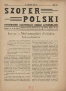 Szofer Polski: dwutygodnik ilustrowany og&oacute;lno automobilowy 1927.08.15 R.3 Nr16