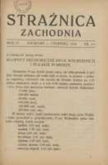 Strażnica Zachodnia 1925 kwiecień/czerwiec R.4 Nr4/6