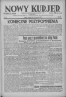 Nowy Kurjer: dziennik poświęcony sprawom politycznym i społecznym 1938.01.18 R.49 Nr13