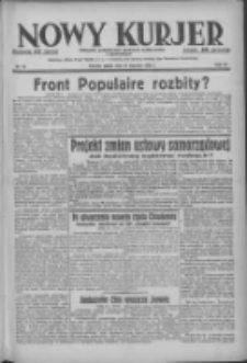 Nowy Kurjer: dziennik poświęcony sprawom politycznym i społecznym 1938.01.21 R.49 Nr16