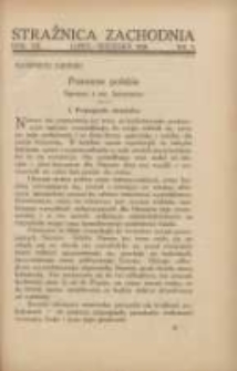 Strażnica Zachodnia: kwartalnik poświęcony sprawom Kresów Zachodnich 1928 lipiec/wrzesień R.7 Nr3