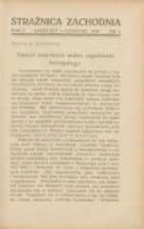 Strażnica Zachodnia: kwartalnik poświęcony sprawom Kres&oacute;w Zachodnich 1931 kwiecień/czerwiec R.10 Nr2