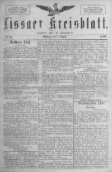 Lissaer Kreisblatt.1889.08.07 Nr63