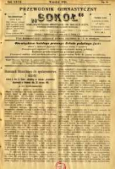 Przewodnik Gimnastyczny "Sokół": organ Związku Polskich Gimnastycznych Towarzystw Sokolich w Austryi 1918.09 R.35 Nr9