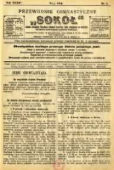Przewodnik Gimnastyczny "Sokół": organ Związku Polskich Gimnastycznych Towarzystw Sokolich w Austryi 1914.05 R.34 Nr5