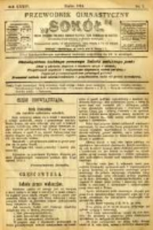 Przewodnik Gimnastyczny "Sokół": organ Związku Polskich Gimnastycznych Towarzystw Sokolich w Austryi 1914.07 R.34 Nr7