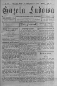 Gazeta Ludowa: pismo polsko-ewangelickie dla ludu mazurskiego. 1901.02.09 R.6 nr12