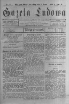 Gazeta Ludowa: pismo polsko-ewangelickie dla ludu mazurskiego. 1901.02.09 R.6 nr12