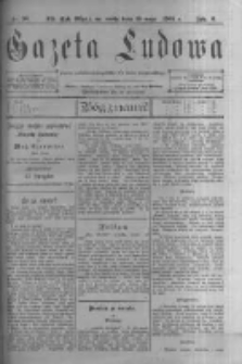 Gazeta Ludowa: pismo polsko-ewangelickie dla ludu mazurskiego. 1901.05.15 R.6 nr38