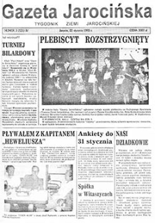 Gazeta Jarocińska 1993.01.22 Nr3(121)