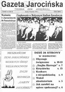 Gazeta Jarocińska 1993.04.09 Nr14(132)