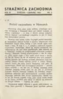 Strażnica Zachodnia: kwartalnik poświęcony sprawom Kresów Zachodnich 1932 kwiecień/czerwiec R.11 Nr2