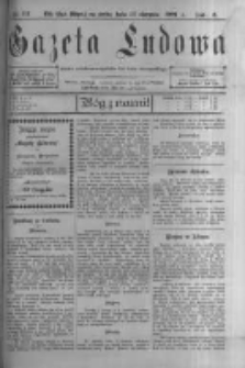 Gazeta Ludowa: pismo polsko-ewangelickie dla ludu mazurskiego. 1901.08.14 R.6 nr62