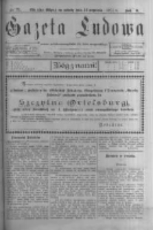 Gazeta Ludowa: pismo polsko-ewangelickie dla ludu mazurskiego. 1901.09.14 R.6 nr71