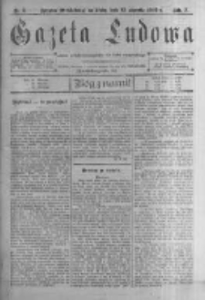 Gazeta Ludowa: pismo polsko-ewangelickie dla ludu mazurskiego. 1902.01.15 R.7 nr5