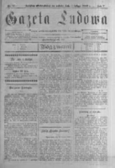 Gazeta Ludowa: pismo polsko-ewangelickie dla ludu mazurskiego. 1902.02.01 R.7 nr10