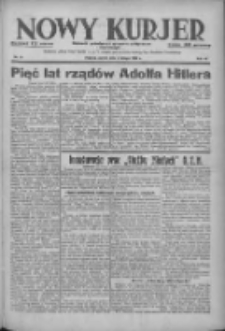 Nowy Kurjer: dziennik poświęcony sprawom politycznym i społecznym 1938.02.04 R.49 Nr27