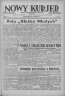 Nowy Kurjer: dziennik poświęcony sprawom politycznym i społecznym 1938.02.11 R.49 Nr33