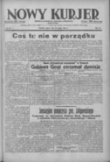 Nowy Kurjer: dziennik poświęcony sprawom politycznym i społecznym 1938.02.12 R.49 Nr34