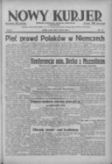 Nowy Kurjer: dziennik poświęcony sprawom politycznym i społecznym 1938.03.09 R.49 Nr55