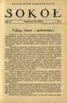 Przewodnik Gimnastyczny "Sokół" organ Towarzystw Gimnastycznych "Sokół" w Polsce 1938.05 R.55 Nr5