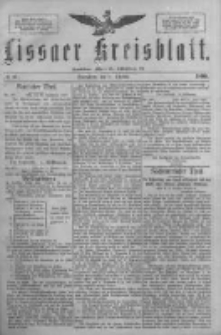 Lissaer Kreisblatt.1890.10.11 Nr81