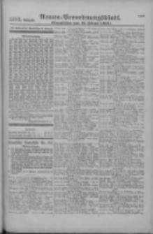 Armee-Verordnungsblatt. Verlustlisten 1917.02.16 Ausgabe 1373