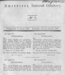 Amtsblatt der K&ouml;niglichen Preussischen Regierung zu Bromberg. 1840.01.31 No.5
