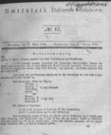 Amtsblatt der K&ouml;niglichen Preussischen Regierung zu Bromberg. 1840.03.27 No.13