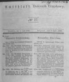 Amtsblatt der K&ouml;niglichen Preussischen Regierung zu Bromberg. 1840.07.03 No.27