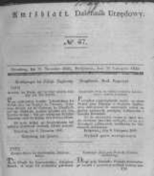 Amtsblatt der K&ouml;niglichen Preussischen Regierung zu Bromberg. 1840.11.20 No.47