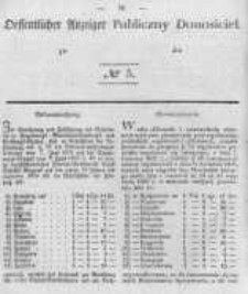 Oeffentlicher Anzeiger zum Amtsblatt No.5 der Königl. Preuss. Regierung zu Bromberg. 1840
