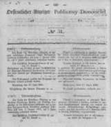 Oeffentlicher Anzeiger zum Amtsblatt No.31 der Königl. Preuss. Regierung zu Bromberg. 1840