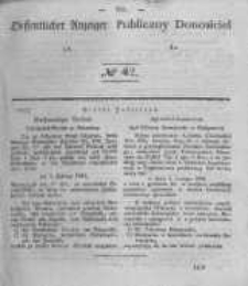 Oeffentlicher Anzeiger zum Amtsblatt No.42 der Königl. Preuss. Regierung zu Bromberg. 1840