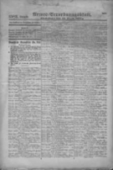 Armee-Verordnungsblatt. Verlustlisten 1917.08.16 Ausgabe 1582