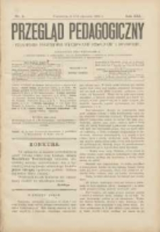 Przegląd Pedagogiczny:czasopismo poświęcone sprawom wychowania szkolnego i domowego 1902.01.03/06 R.21 Nr2