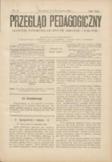 Przegląd Pedagogiczny:czasopismo poświęcone sprawom wychowania szkolnego i domowego 1902.04.03/16 R.21 Nr8