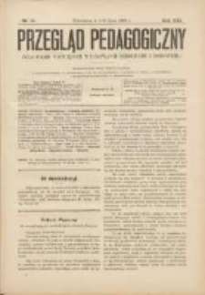 Przegląd Pedagogiczny:czasopismo poświęcone sprawom wychowania szkolnego i domowego 1902.07.03/16 R.21 Nr14