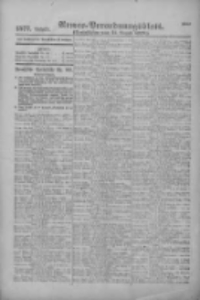 Armee-Verordnungsblatt. Verlustlisten 1917.08.11 Ausgabe 1577