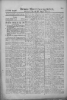 Armee-Verordnungsblatt. Verlustlisten 1917.08.13 Ausgabe 1578