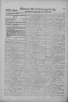 Armee-Verordnungsblatt. Verlustlisten 1917.08.20 Ausgabe 1587