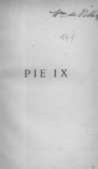 Pie IX sa vie, sa mort, souvenirs personnels