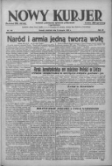 Nowy Kurjer: dziennik poświęcony sprawom politycznym i społecznym 1938.08.14 R.49 Nr185