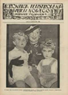 Kronika Ilustrowana: dodatek tygodniowy "Wieku Nowego" 1934.10.21