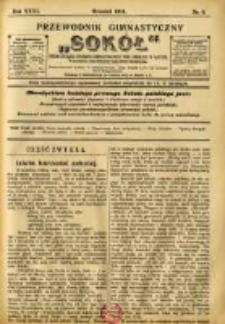 Przewodnik Gimnastyczny "Sokół": organ Związku Polskich Gimnastycznych Towarzystw Sokolich w Austryi 1911.09 R.31 Nr9