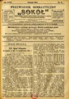 Przewodnik Gimnastyczny "Sokół": organ Związku Polskich Gimnastycznych Towarzystw Sokolich w Austryi 1911.11 R.31 Nr11