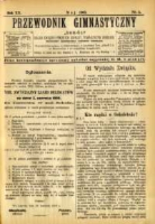 Przewodnik Gimnastyczny "Sokół": organ Związku Polskich Gimnastycznych Towarzystw Sokolich 1900.05 R.20 Nr5