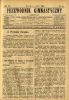 Przewodnik Gimnastyczny "Sokół": organ Związku Polskich Gimnastycznych Towarzystw Sokolich 1900.10 R.20 Nr10